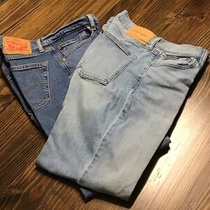 Levi’s 505 and Calvin Klein men’s jeans, size 34, 30